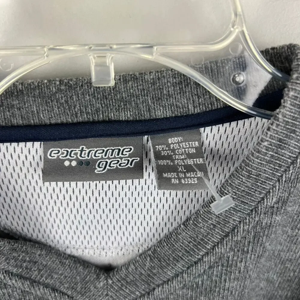 Y2K 2000s Vintage Extreme Gear Center Stripe Sweater Size XL
